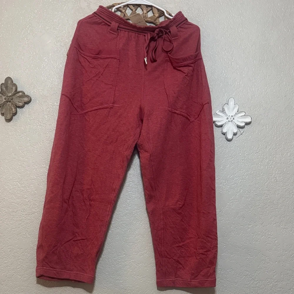 Free People Red Casual Pants - Picture 2 of 4